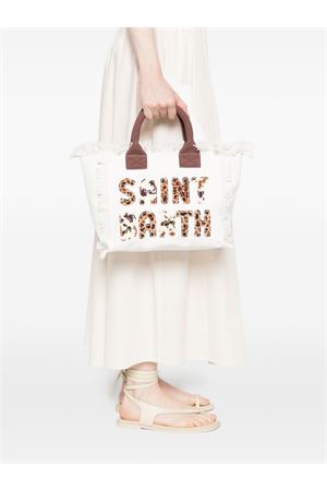 fringed-detail tote bag SAINT BARTH KIDS | COL000100326L